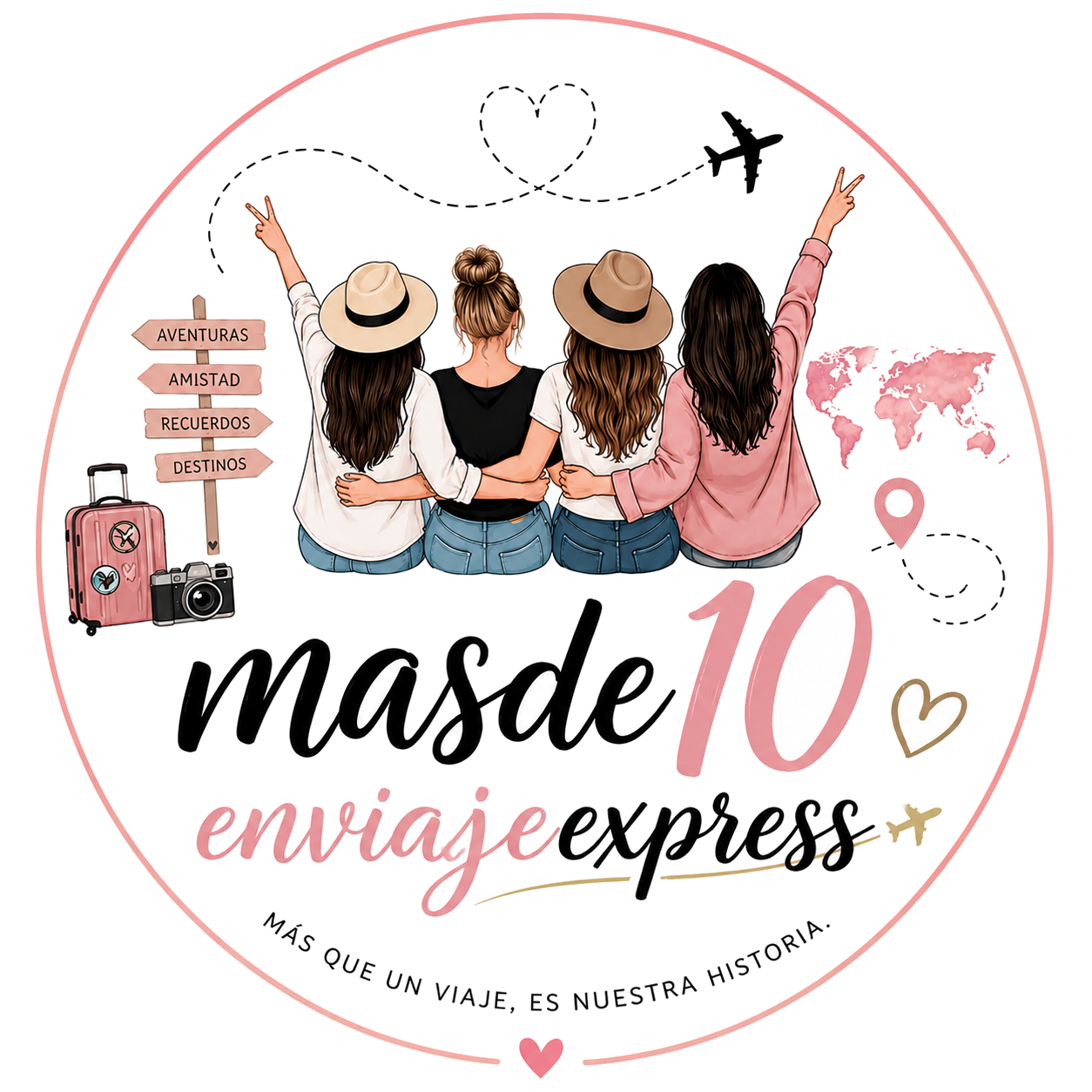 Logo de Másde10 En Viaje Express